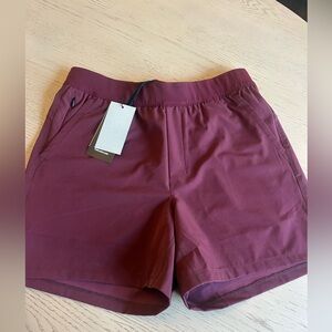 Public Rec Burgundy Flex Short Athletic Shorts 5 1/2